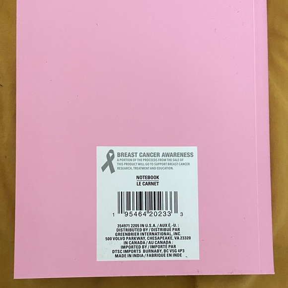 Pink Ribbon 'Hope' Notebook - Picture 3 of 3